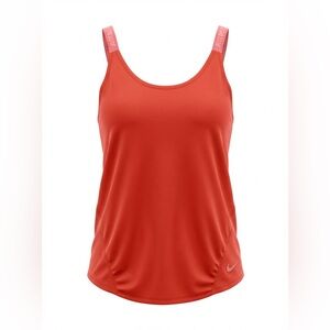 Nike Women's Orange Athletic Tank Top Size Medium P2P 18”
